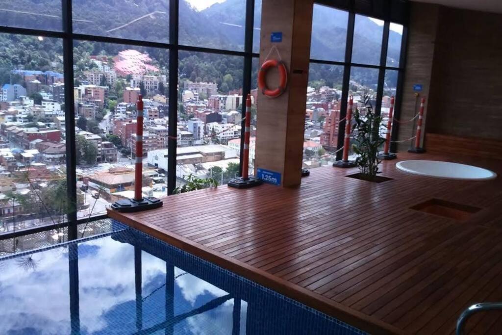 Апартаменты Acogedor Loft En Centro Internacional De Богота Экстерьер фото