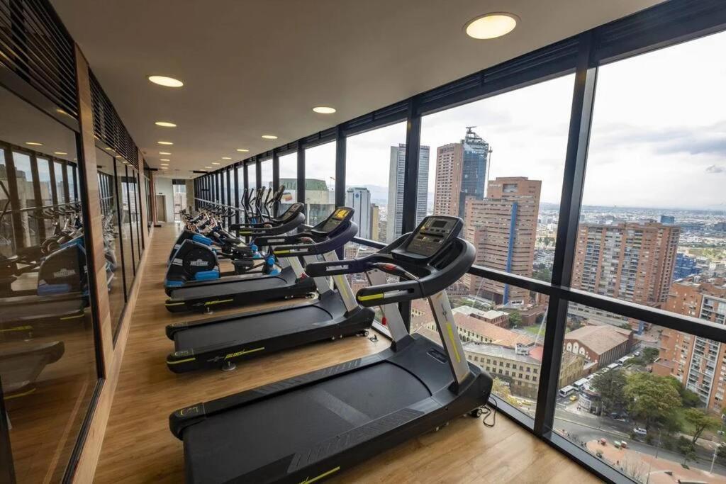 Апартаменты Acogedor Loft En Centro Internacional De Богота Экстерьер фото